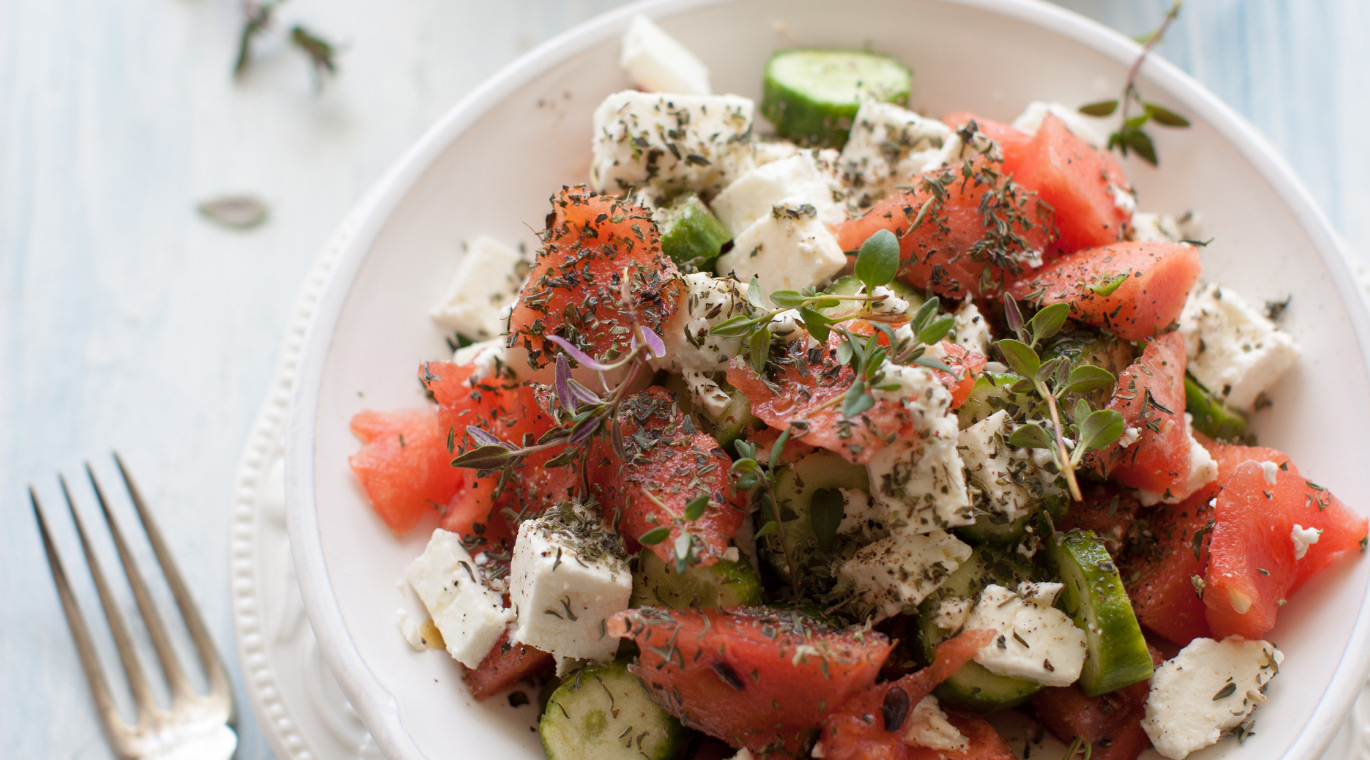 Grilled Watermelon &amp; Feta Salad