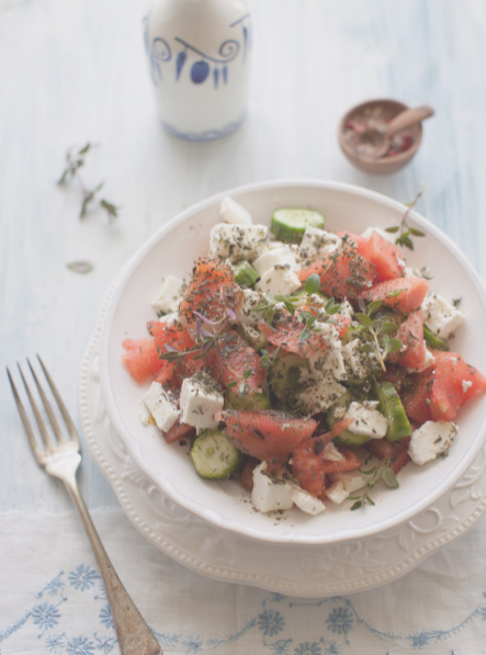 Grilled Watermelon & Feta Salad